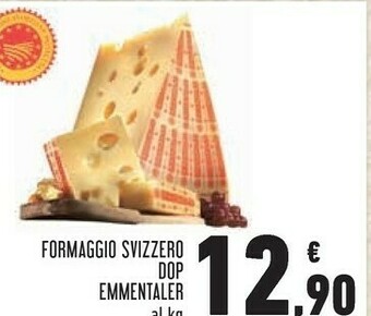 Conad Formaggio svizzero dop emmentaler offerta