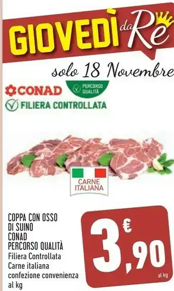 Conad Conad coppa con osso di suino percorso qualita offerta