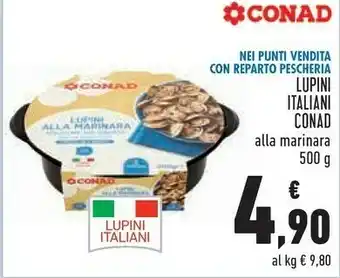 Conad Lupini italiani offerta