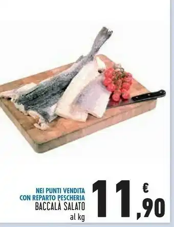 Conad Baccalà salato offerta