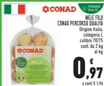 Conad Conad - mele fuji 2000 g(ml) offerta