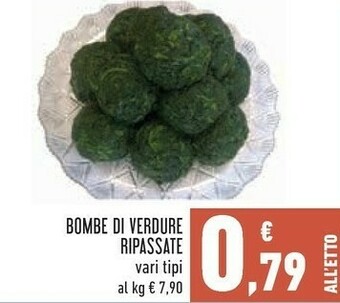 Conad Bombe di verdure ripassate offerta