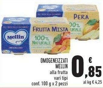 Conad Omogeneizzati alla frutta offerta