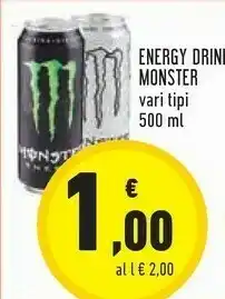 Conad Energy ultra zero 500 g(ml) offerta