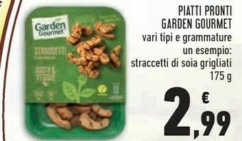 Conad Gardem gourmet - straccetti di soia grigliati 175 g(ml) offerta