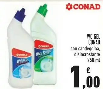 Conad Wc gel con candeggina offerta