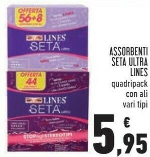 Conad Assorbenti seta ultra offerta