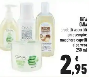 Conad Omia linea maschera capelli aloe vera offerta