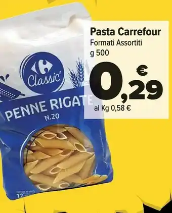 Carrefour Market Carrefour - fantasia di pasta 88 500 g(ml) offerta
