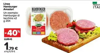 Carrefour Market Hamburger di tacchino 204 g offerta