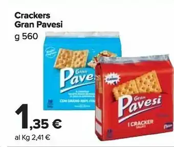 Carrefour Market Gran crackers a ridotto contenuto di grassi 560 g(ml) offerta