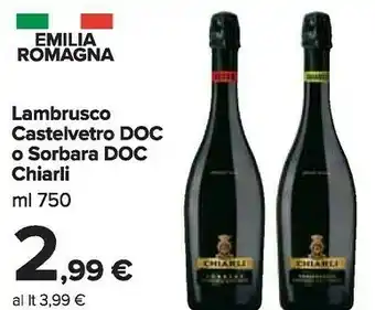 Carrefour Market Lambrusco grasparossa di castelvetro 750 g(ml) offerta