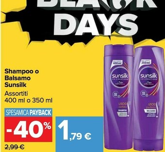 Carrefour Market Shampoo o balsamo offerta
