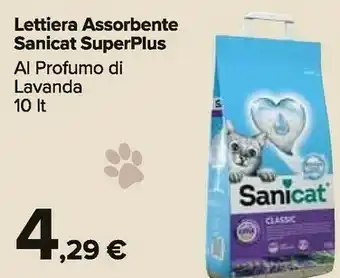 Carrefour Market Sanicat lettiera superplus offerta