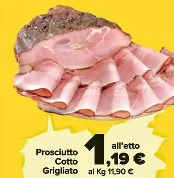 Carrefour Market Grigliato prosciutto cotto offerta