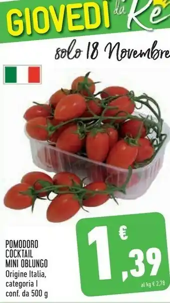 Conad City Pomodoro cocktail mini oblungo offerta