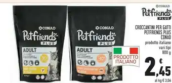 Conad croccantini per gatti petfriends plus