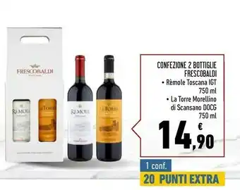 Conad Confezione 2 bottiglie rèmole toscana igt offerta