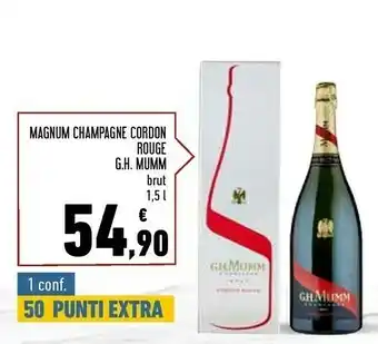 Conad H.h mumm magnum champagne cordon rouge offerta