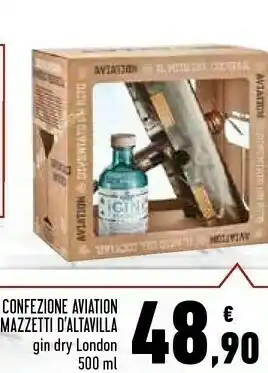Conad Confezione aviation d'altavilla gin dry london offerta