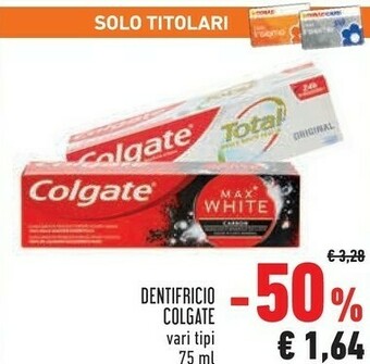 Conad Superstore Max white & protect dentifricio antiplacca 75 ml offerta