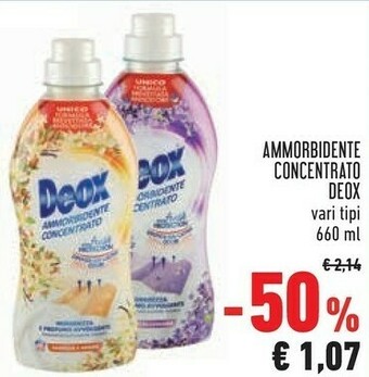 Deox ammorbidente concentrato