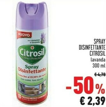 Conad Superstore Citrosil spray disinfettante offerta