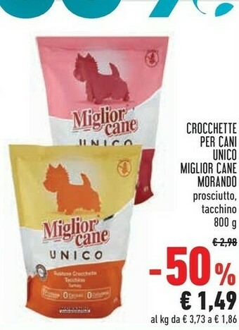 Conad Superstore Crocchette per cani unico miglior cane offerta