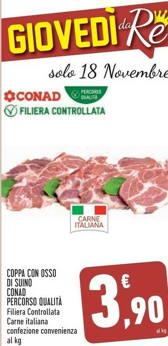 Conad Superstore Conad percorso qualita coppa con osso di suino offerta