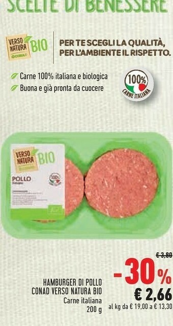 Conad Superstore Hamburger offerta