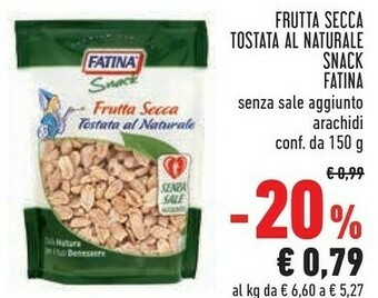 Conad Superstore Frutta secca snack 150 g(ml) offerta