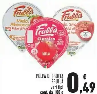Conad Superstore Frullà - mela fresca 100% polpa di frutta 100 g(ml) offerta