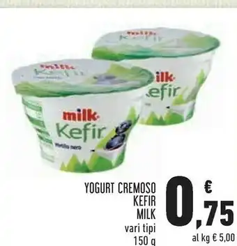 Conad Superstore Milk yogurt cremoso kefir offerta