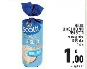 Conad Superstore Risette le bio croccanti senza glutine 100% riso offerta