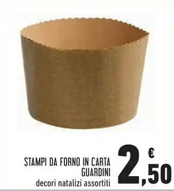 Conad Superstore Guardini stampi da forno in carta offerta