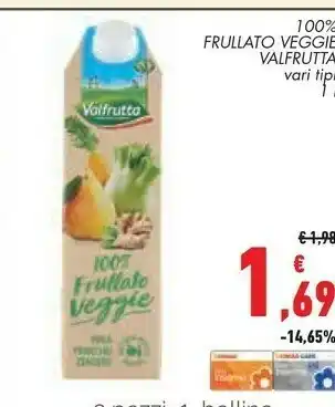 Conad Superstore 100% frullato veggie mango mela zucca carota offerta