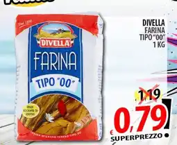 Il Genio Supermercato Divella farina tipo"00" offerta