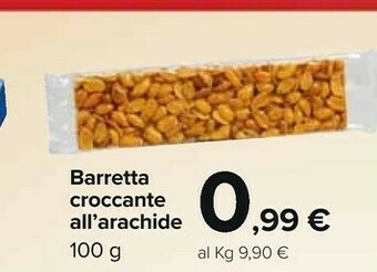 Carrefour Market Barretta croccante all'arachide offerta
