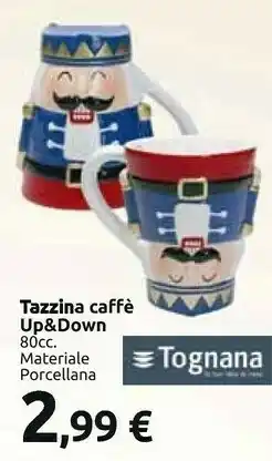 Carrefour Market Tazzina caffe up& down offerta