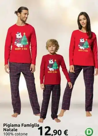 Carrefour Market Pigiama famiglia natale offerta