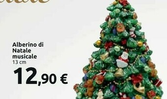Carrefour Market Alberino di natale musicale offerta