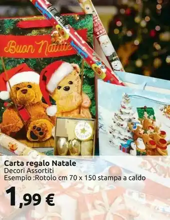 Carrefour Market Carta regalo natale offerta