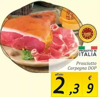 Carrefour Market Prosciutto carpegna dop offerta