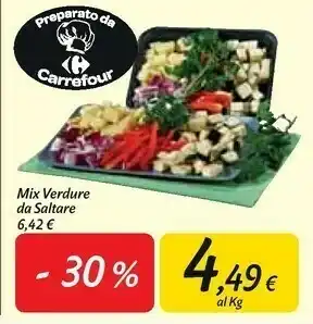 Carrefour Market Mix verdure da saltare offerta