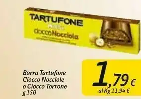 Carrefour Market Motta - tartufone ciocco torrone 150 g(ml) offerta