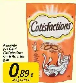 Carrefour Market Catisfactions alimento per gatti offerta
