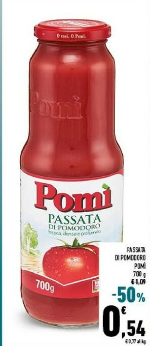 Conad Passata di pomodoro 700 g(ml) offerta