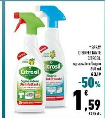 Conad Citrosil spray disinfettante offerta
