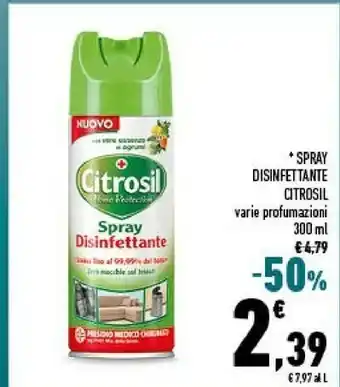 Conad Citrosil spray disinfettante offerta