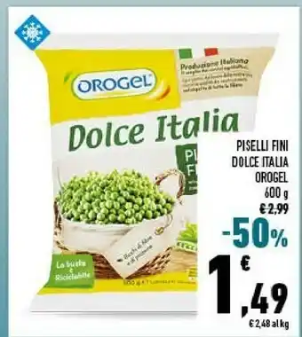 Conad Pisellini dolce italia 600 g(ml) offerta